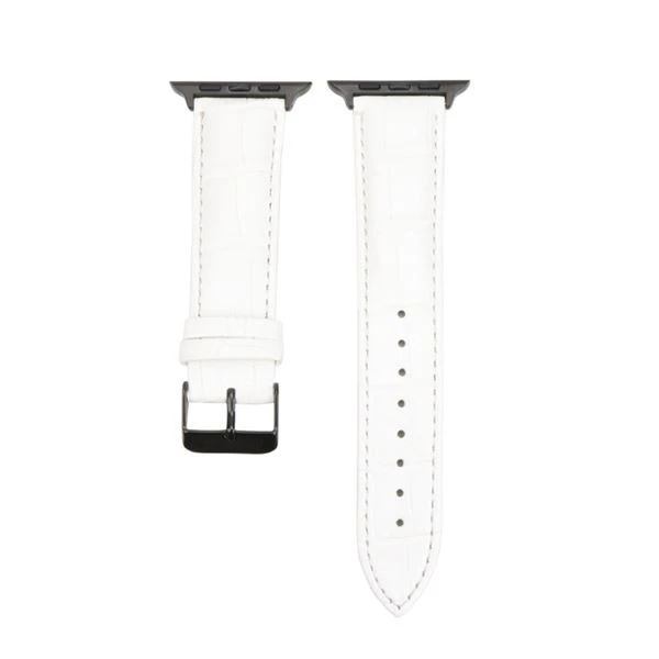 Crocodile Leather Strap for Apple1