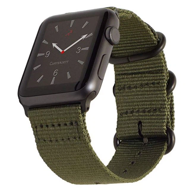 Fabric Apple Compatible Nylon Watch Strap