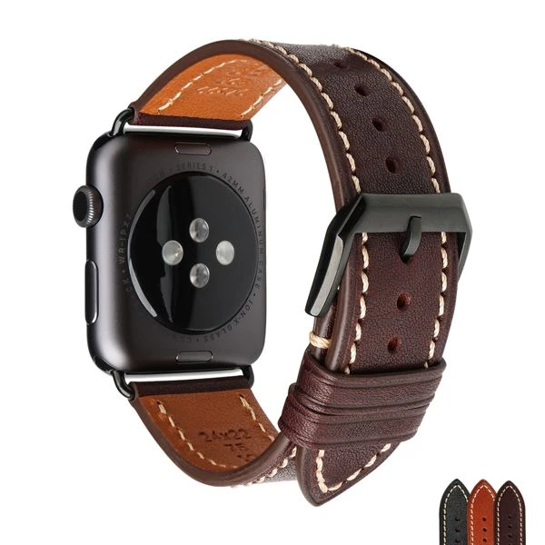 Genuine Leather Loop Strap For Apple Watch