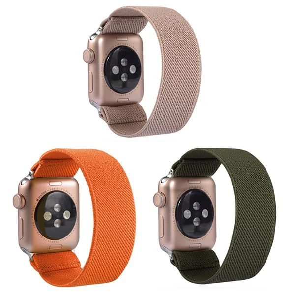 Multi-colors Nylon Elastic Watch Band For IWatch